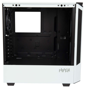 Корпус Hiper PW81 белый без БП ATX 4x120mm 2xUSB2.0 2xUSB3.0 audio bott PSU - купить недорого с доставкой в интернет-магазине