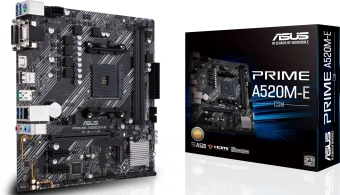 Материнская плата Asus PRIME A520M-E/CSM Soc-AM4 AMD A520 2xDDR4 mATX AC`97 8ch(7.1) GbLAN RAID+VGA+DVI+HDMI - купить недорого с доставкой в интернет-магазине