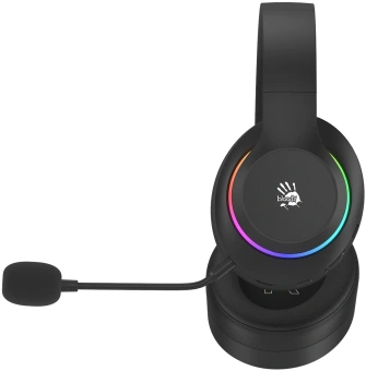 Наушники с микрофоном A4Tech Bloody GR520 черный мониторные BT/Radio оголовье - купить недорого с доставкой в интернет-магазине