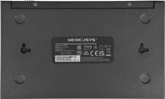Коммутатор Mercusys MS110GMP (L2) 10x1Гбит/с 8PoE+ 111W неуправляемый - купить недорого с доставкой в интернет-магазине