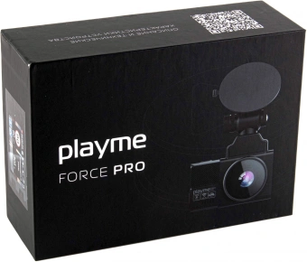Видеорегистратор Playme Force pro черный 2560x1296 1296p 140гр. GPS MSTAR 8339 - купить недорого с доставкой в интернет-магазине