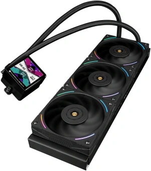 Система водяного охлаждения Thermalright Frozen Vision 360 V2 ARGB Soc-AM5/AM4/1200/1700/1851 черный 4-pin 27dB Al LCD Ret (F-VISION-360-BL-ARGB-V2) - купить недорого с доставкой в интернет-магазине