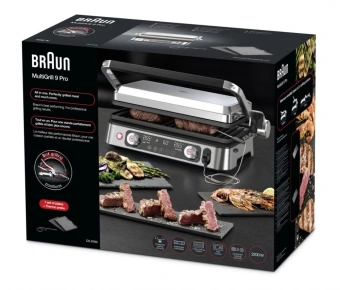Электрогриль Braun CG9160 2200Вт черный/серебристый - купить недорого с доставкой в интернет-магазине