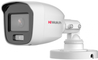 Камера видеонаблюдения аналоговая HiWatch DS-T200L(С) (2.8mm) 2.8-2.8мм HD-CVI HD-TVI цв. корп.:белый - купить недорого с доставкой в интернет-магазине