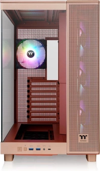 Корпус Thermaltake View 380 XL TG ARGB Gravel Sand коричневый без БП ATX 5x120mm 2x140mm 2xUSB3.0 audio bott PSU - купить недорого с доставкой в интернет-магазине