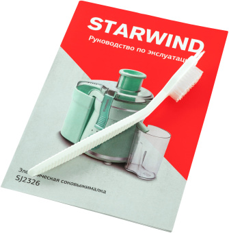 Соковыжималка центробежная Starwind SJ2326 750Вт рез.сок.:400мл. белый/белый - купить недорого с доставкой в интернет-магазине