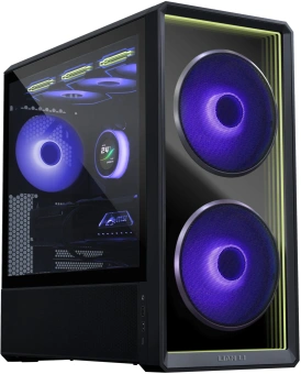 Корпус Lian-Li Lancool 217 Inf черный без БП ATX 9x120mm 2x140mm 2xUSB3.0 audio bott PSU - купить недорого с доставкой в интернет-магазине