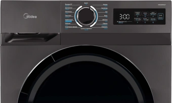 Сушильная машина Midea MD0180BH60/T кл.энер.:A+ макс.загр.:8кг черный - купить недорого с доставкой в интернет-магазине