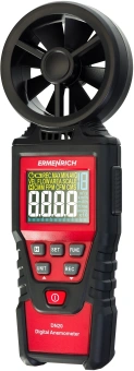 Анемометр-термометр Ermenrich Seek DN20 портативный крыльчатый красный/черный (82972) - купить недорого с доставкой в интернет-магазине