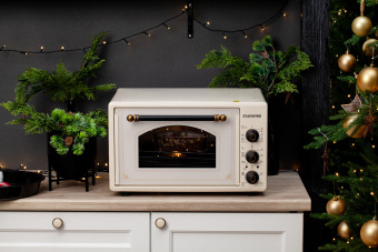 Мини-печь Starwind SMO2026 36л. 1300Вт бежевый - купить недорого с доставкой в интернет-магазине