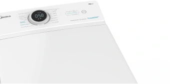 Стиральная машина Midea MF100T80BS/W-RU класс: A загр.вертикальная макс.:8кг белый инвертор - купить недорого с доставкой в интернет-магазине