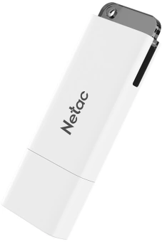 Флеш Диск Netac 32GB U185 NT03U185N-032G-32WH USB3.0 белый - купить недорого с доставкой в интернет-магазине