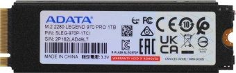 Накопитель SSD A-Data PCIe 5.0 x4 1000GB SLEG-970P-1TCI Legend 970 Pro M.2 2280 - купить недорого с доставкой в интернет-магазине