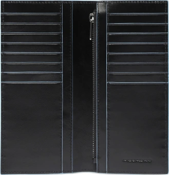 Кошелек мужской Piquadro Blue Square PU6562B2R/N черный натур.кожа - купить недорого с доставкой в интернет-магазине