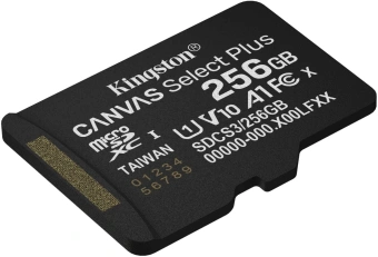 Флеш карта microSDXC 256GB Kingston SDCS3/256GBSP Canvas Select Plus V10 A1 w/o adapter - купить недорого с доставкой в интернет-магазине