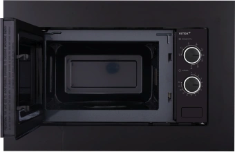 Микроволновая печь Vitek VBMW 2031 BG 20л. 700Вт черный (встраиваемая) - купить недорого с доставкой в интернет-магазине