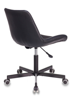 Кресло Бюрократ CH-350M черный текстиль/экокожа крестов. металл - купить недорого с доставкой в интернет-магазине