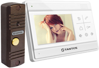 Комплект домофона Tantos Lilu kit белый - купить недорого с доставкой в интернет-магазине