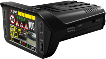 Видеорегистратор с радар-детектором Inspector Barracuda GPS ГЛОНАСС черный - купить недорого с доставкой в интернет-магазине