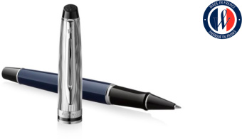 Ручка роллер Waterman Expert L`Essence du Bleu (2166429) LaqBlue CT F черн. черн. подар.кор. - купить недорого с доставкой в интернет-магазине
