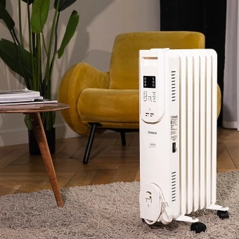 Радиатор масляный Timberk Home Intellect T-OR1507-F10E-WF 1500Вт белый - купить недорого с доставкой в интернет-магазине