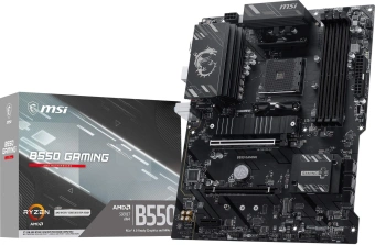 Материнская плата MSI B550 GAMING Soc-AM4 AMD B550 4xDDR4 ATX AC`97 8ch(7.1) GbLAN RAID+HDMI+DP - купить недорого с доставкой в интернет-магазине