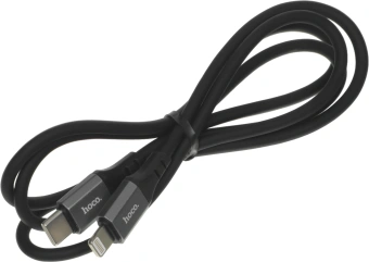 Кабель Hoco X86 iP Spear PD X86 IP USB Type-C (m)-Lightning (m) 1м черный коробка - купить недорого с доставкой в интернет-магазине