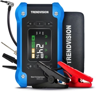 Автомобильный компрессор TrendVision Start Compressor PRO шланг 0.2м - купить недорого с доставкой в интернет-магазине