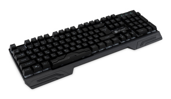 Клавиатура Оклик 709G черный USB for gamer LED (1788144) кабель 1.8м - купить недорого с доставкой в интернет-магазине