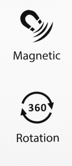 Держатель LuxCase магнитный черный для для смартфонов и навигаторов (98801) - купить недорого с доставкой в интернет-магазине