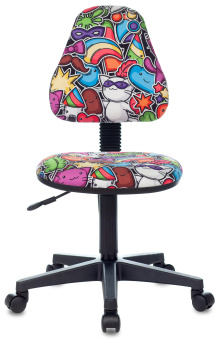Кресло детское Бюрократ KD-4 мультиколор маскарад крестов. пластик - купить недорого с доставкой в интернет-магазине