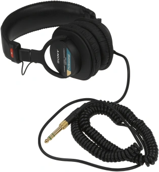 Гарнитура мониторные Sony MDR-7506 3м черный проводные оголовье - купить недорого с доставкой в интернет-магазине