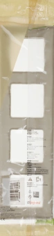 Рамка Legrand Etika 672514 накладная 4x ABS пластик слоновая кость - купить недорого с доставкой в интернет-магазине