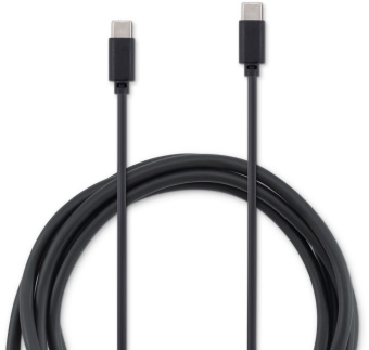 Кабель Buro BU-USB-CC-1.2M-100W USB Type-C (m)-USB Type-C (m) 1.2м черный - купить недорого с доставкой в интернет-магазине