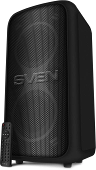 Колонка порт. Sven PS-1000 черный 160W 1.0 BT/3.5Jack 10м 8000mAh (SV-022686) - купить недорого с доставкой в интернет-магазине