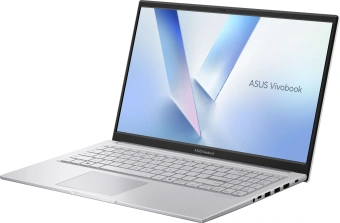 Ноутбук Asus Vivobook 15 X1504MA-BQ643 Core 3 310 16Gb SSD512Gb Intel Graphics 15.6" IPS FHD (1920x1080) без ОС silver WiFi BT Cam (90NB17I2-M01340) - купить недорого с доставкой в интернет-магазине