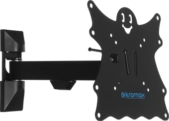 Кронштейн для телевизора Kromax Casper-203 черный 20"-43" макс.30кг настенный поворот и наклон - купить недорого с доставкой в интернет-магазине
