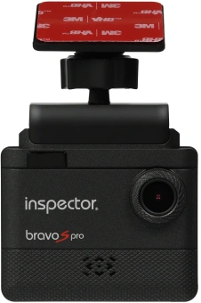 Видеорегистратор с радар-детектором Inspector BRAVO S PRO черный 2Mpix 1080x1920 1080p 140гр. GPS iCatch SPCA6350M - купить недорого с доставкой в интернет-магазине