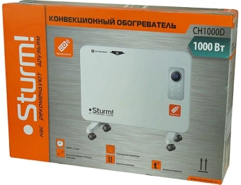 Конвектор Sturm! CH1000D 1000Вт белый - цена, купить или заказать с доставкой в интернет-магазине Конвектор Sturm! CH1000D 1000Вт белый - купить недорого с доставкой в интернет-магазине