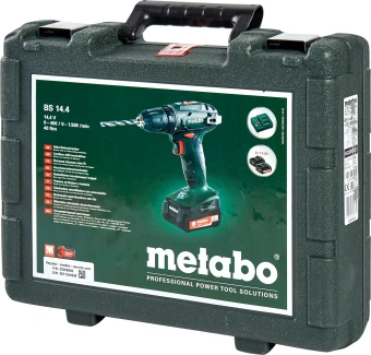 Дрель-шуруповерт Metabo BS 14.4 аккум. патрон:быстрозажимной (кейс в комплекте) (602206550) - купить недорого с доставкой в интернет-магазине