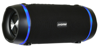 Колонка порт. Digma S-39 черный 25W 1.0 BT/USB 3000mAh (SP3925B) - купить недорого с доставкой в интернет-магазине