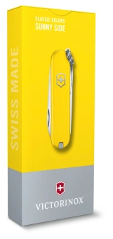 Нож перочинный Victorinox Classic SD Sunny Side (0.6223.8G) 58мм 7функц. подар.коробка - купить недорого с доставкой в интернет-магазине