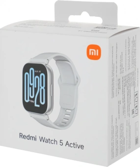 Смарт-часы Xiaomi Redmi Watch 5 Active 2" LCD корп.серебристый рем.серебристый разм.брасл.:135-205мм (BHR8790GL) - купить недорого с доставкой в интернет-магазине