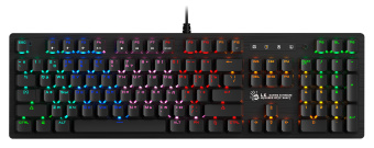 Клавиатура A4Tech B820R механическая черный USB for gamer LED (B820R BLACK (BLUE SWITCH)) кабель 1.8м - купить недорого с доставкой в интернет-магазине