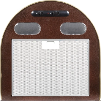 Вытяжка каминная Elikor Эпсилон 50П-430-П3Л медный антик/золотистый управление: ползунковое (1 мотор) - купить недорого с доставкой в интернет-магазине