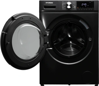 Стиральная машина Hyundai WFD9403 класс: B загр.фронтальная макс.:10кг (с сушкой) темно-серый инвертор - купить недорого с доставкой в интернет-магазине