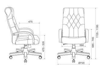 Кресло руководителя Бюрократ T-9928WALNUT Fabric зеленый Italia Green крестов. металл/дерево - купить недорого с доставкой в интернет-магазине
