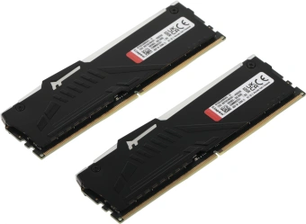 Память DDR5 2x16GB 5200MHz Kingston KF552C40BBAK2-32 Fury Beast RGB RTL Gaming PC5-41600 CL40 DIMM 288-pin 1.25В single rank с радиатором Ret - купить недорого с доставкой в интернет-магазине