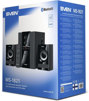 Колонки Sven MS-1821 2.1 черный 40Вт BT - купить недорого с доставкой в интернет-магазине