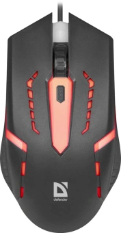 Мышь Defender Hit MB-601 черный оптическая 1200dpi USB 3but (52601) - купить недорого с доставкой в интернет-магазине